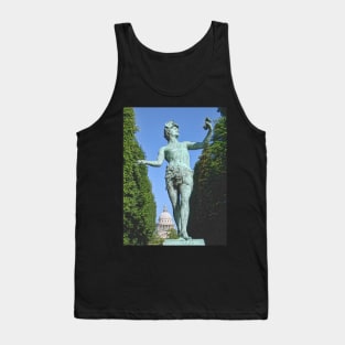 Statue at Luxembourg Gardens, Paris, France Tank Top